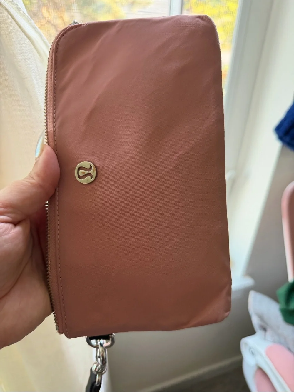 lululemon athletica Dusty Pink Wristlet Pouch